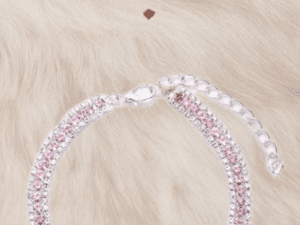 Κολιέ για κατοικίδια – Pink Heart - Bella Zampetta