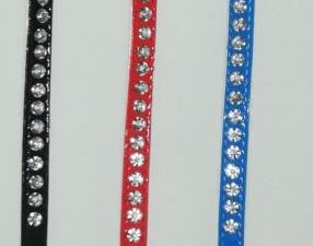 Γιακά PVC με Strass - PVC Collar With Strass
