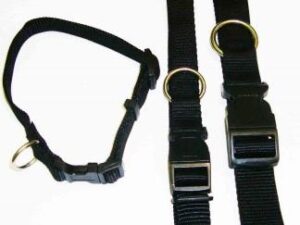 Μαύρο Πλαστικό Κολάρο Σκύλου Ρυθμιζόμενο - Black Plastic Dog Collar Adjustable