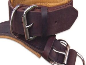 Δερμάτινος γιακάς Καφέ - Leather Collar Brown