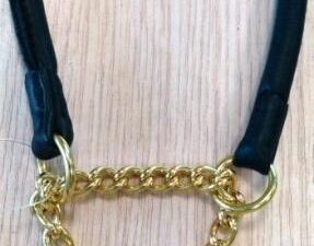 Στρογγυλό Γιακά με Αλυσίδα Μαύρο - Round Collar With Chain Black