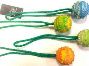 σκληρή μπάλα με σχοινί -Hard Ball With Rope 60mm/25mm