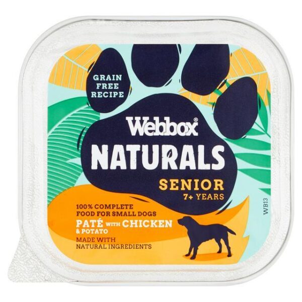 Webbox Senior Πατέ με Κοτόπουλο & Πατάτες-Webbox Senior Pate With Chicken & Potatoes