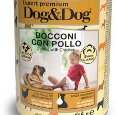 Dog & Dog Expert Premium Bocconi Con Pollo με κοτόπουλο σε φυσική σάλτσα-Dog & Dog Expert Premium Bocconi Con Pollo With Chicken In Natural Gravy