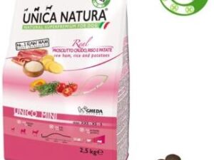 Unica Natura- Unico Mini ωμό ζαμπόν, ρύζι και πατάτες - Unica Natura- Unico Mini Raw Ham, Rice And Potatoes