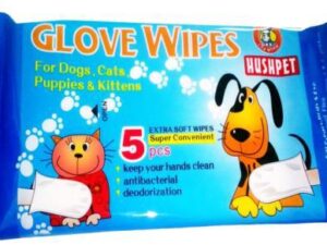 Γάντια μαντηλάκια για κατοικίδια 5pcs - Gloves Pet Wipes 5pcs
