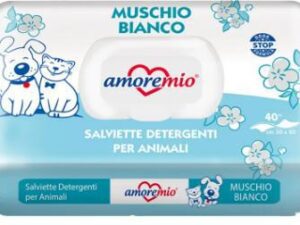 40 υγρά μαντηλάκια για σκύλους Muschio Bianco - 40 Wet Wipes for Dogs Muschio Bianco