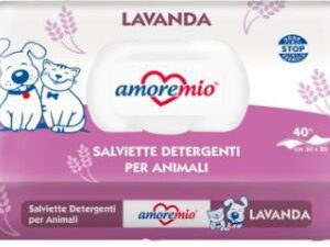 40 Wet Wipes for Dogs Lavender - 40 υγρά μαντηλάκια για σκύλους λεβάντα