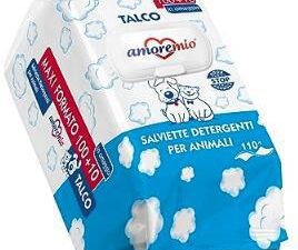 110 υγρά μαντηλάκια για σκύλους baby Powder - 110 Wet Wipes For Dogs Baby Powder