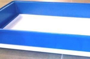 Tray And Base For Cages - Blue&Green