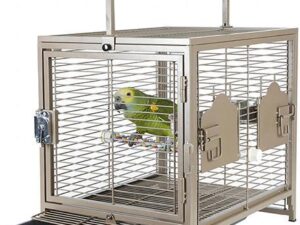 παπαγάλος Κλουβί ταξιδιού - αντίκα Μαύρο - Parrot Travel Cage - Antique Black